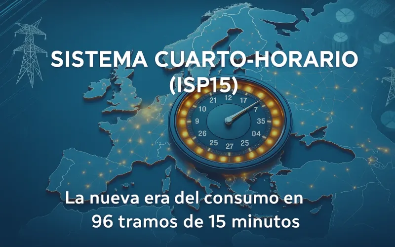 Portada: El Sistema Cuarto-Horario que Revoluciona el Mercado Eléctrico Español | Guía EnyGas