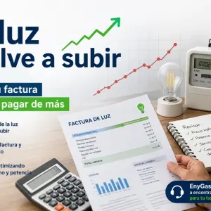 Portada: La luz vuelve a subir: revisa tu factura antes de pagar de más | Guía EnyGas